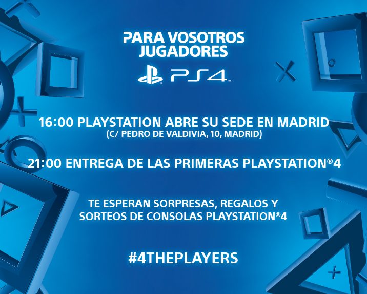 PS4 – Detalles del evento de lanzamiento el 28 de noviembre