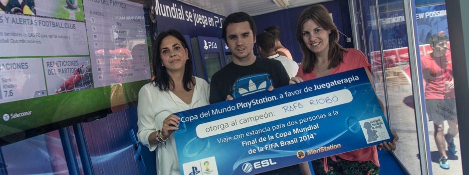 Rafa Riobó disfrutará de la final del Mundial gracias a PlayStation y Juegaterapia