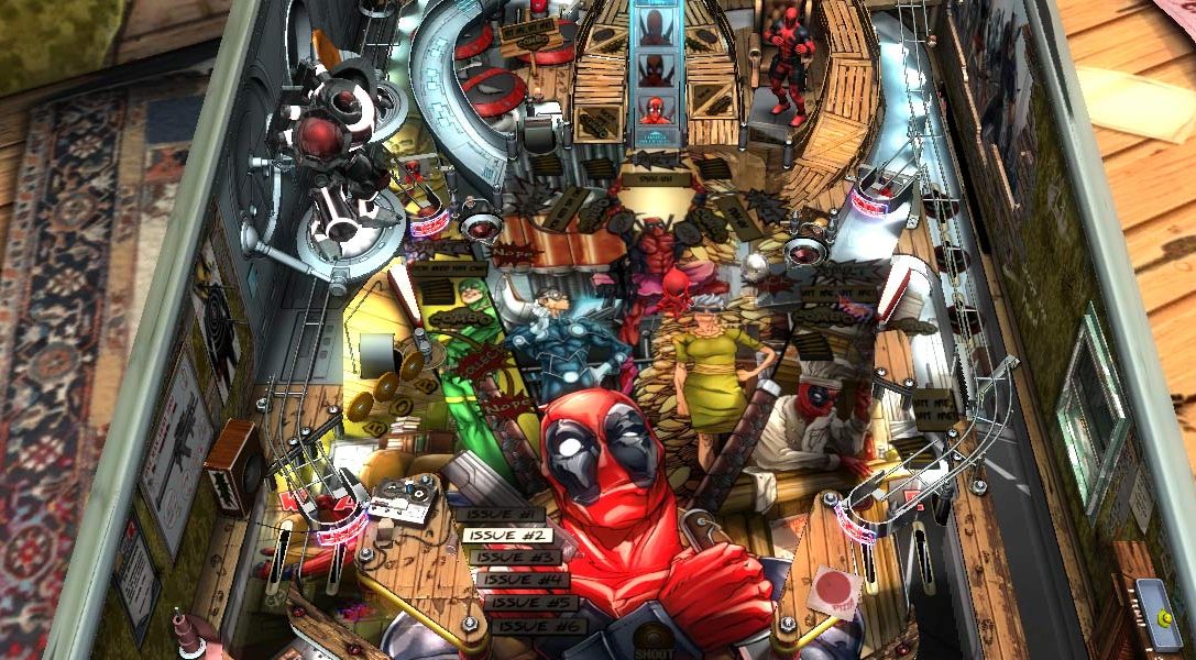 Deadpool llega a Zen Pinball 2 la próxima semana