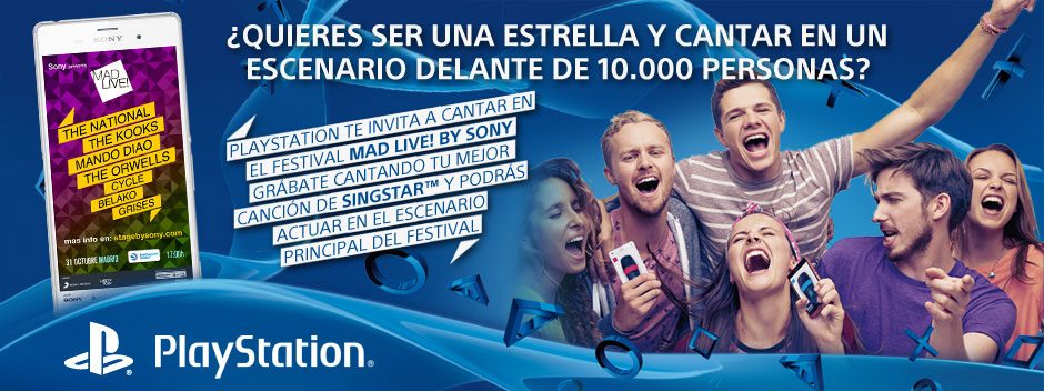 ¿Quieres cantar en MAD Live! By Sony de la mano de PlayStation?