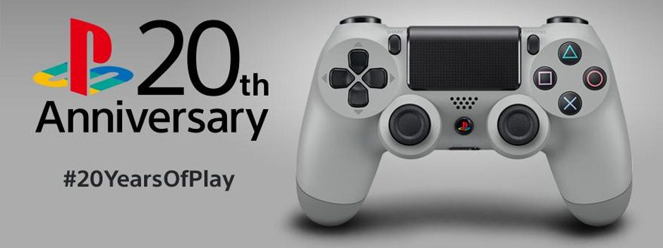 La edición 20 aniversario del Dualshock 4 llegará en septiembre