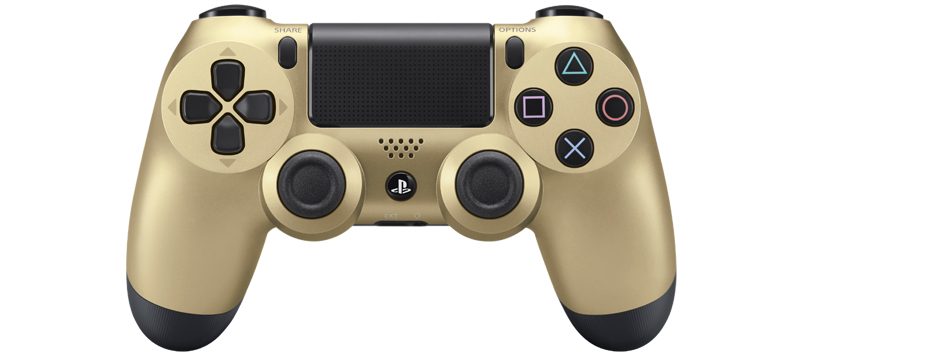 Nuevos mandos inalámbricos DUALSHOCK 4 en dorado y plateado