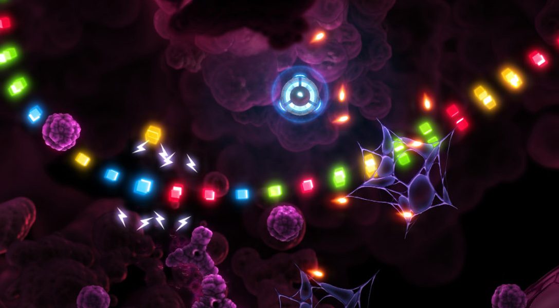 Transcripted, el juego que mezcla los disparos con doble joystick y el unir tres figuras iguales, llegará a PS4 el 13 de septiembre