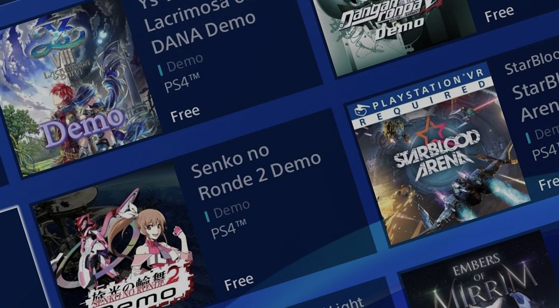 Todas las demos para PS4 disponibles en PlayStation Store