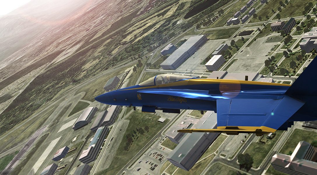 Un entusiasta de la aviación colaborando con la Marina de Estados Unidos para crear Blue Angels Flight Simulator para PS4