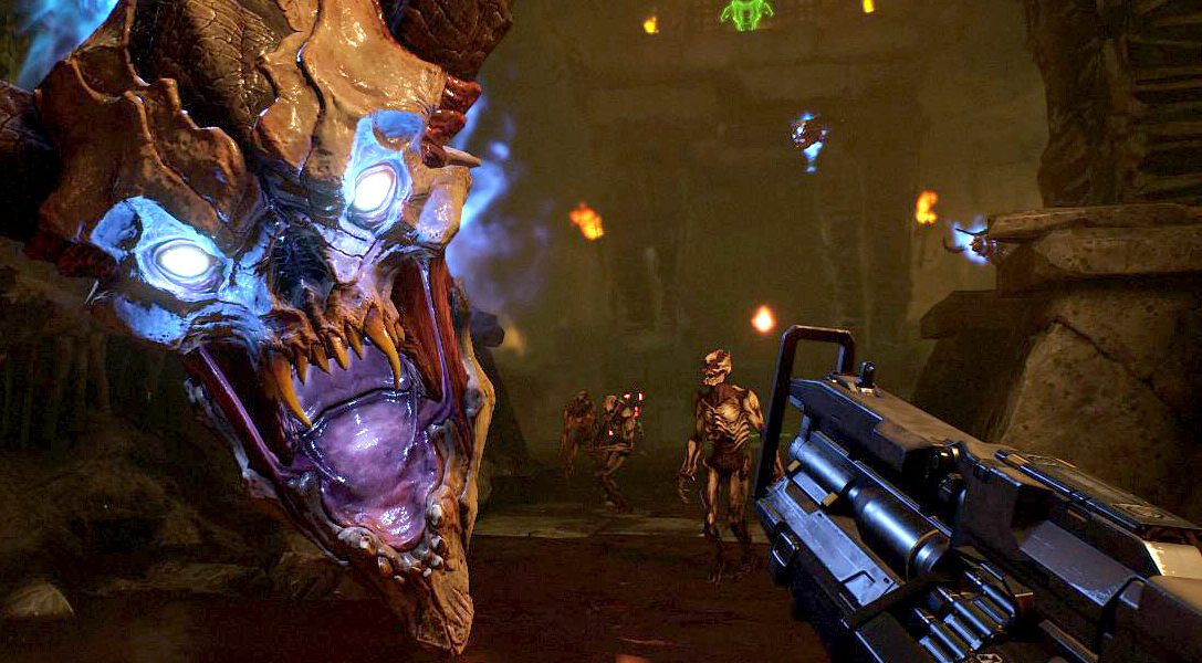 El PS VR Aim Controller os sumerge en la acción matademonios de DOOM VFR