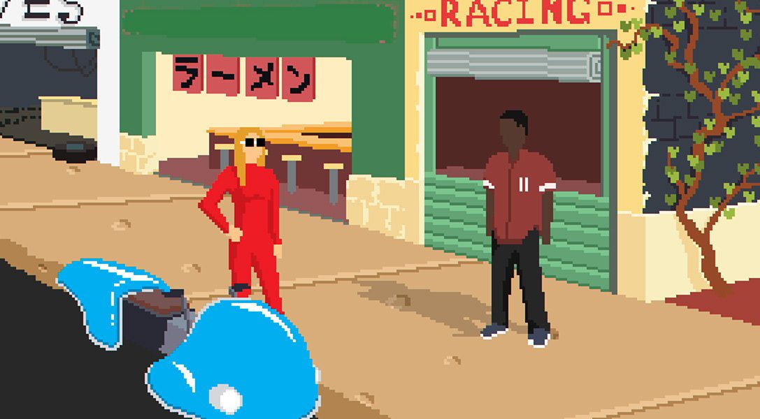 Compite con motos flotantes mientras escuchas una banda sonora lo-fi hip-hop en el juego de rol de ciencia ficción Desert Child