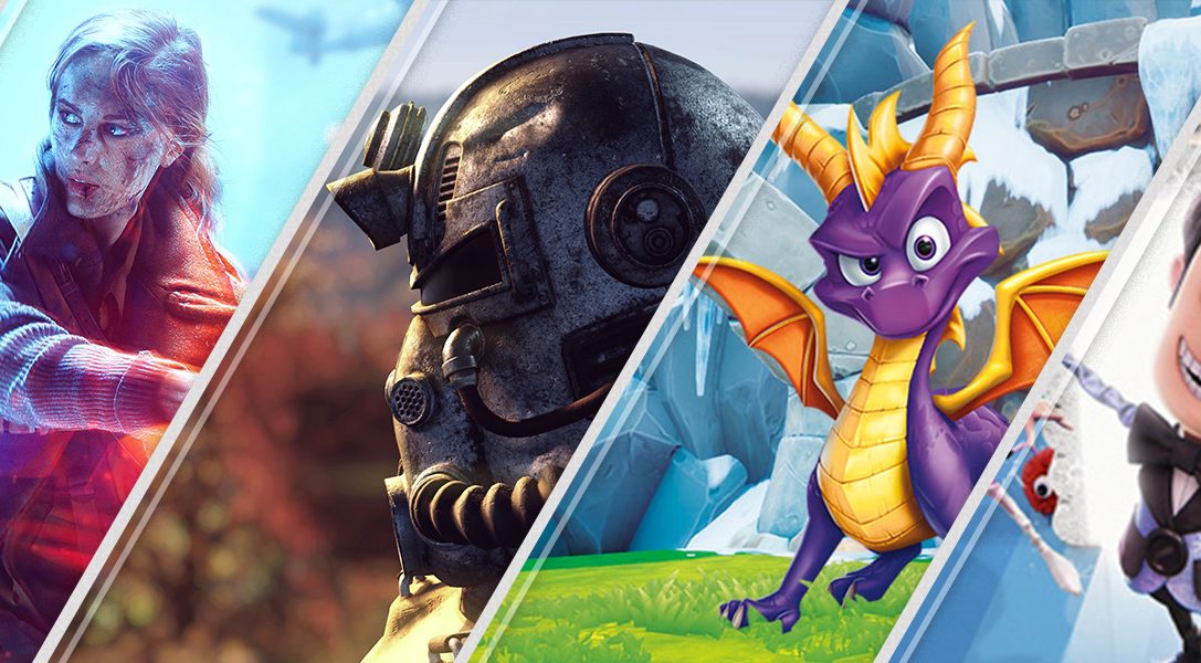 Lo último en PlayStation Store esta semana: Battlefield V, Fallout 76, Spyro Reignited Trilogy y más