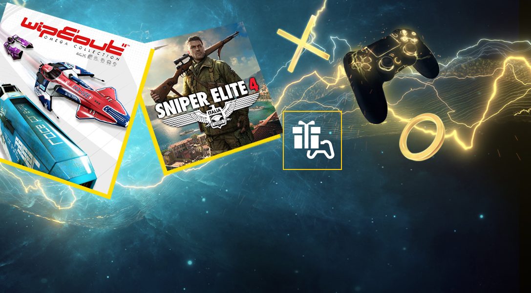 WipEout Omega Collection y Sniper Elite 4 son tus juegos de PlayStation Plus en agosto