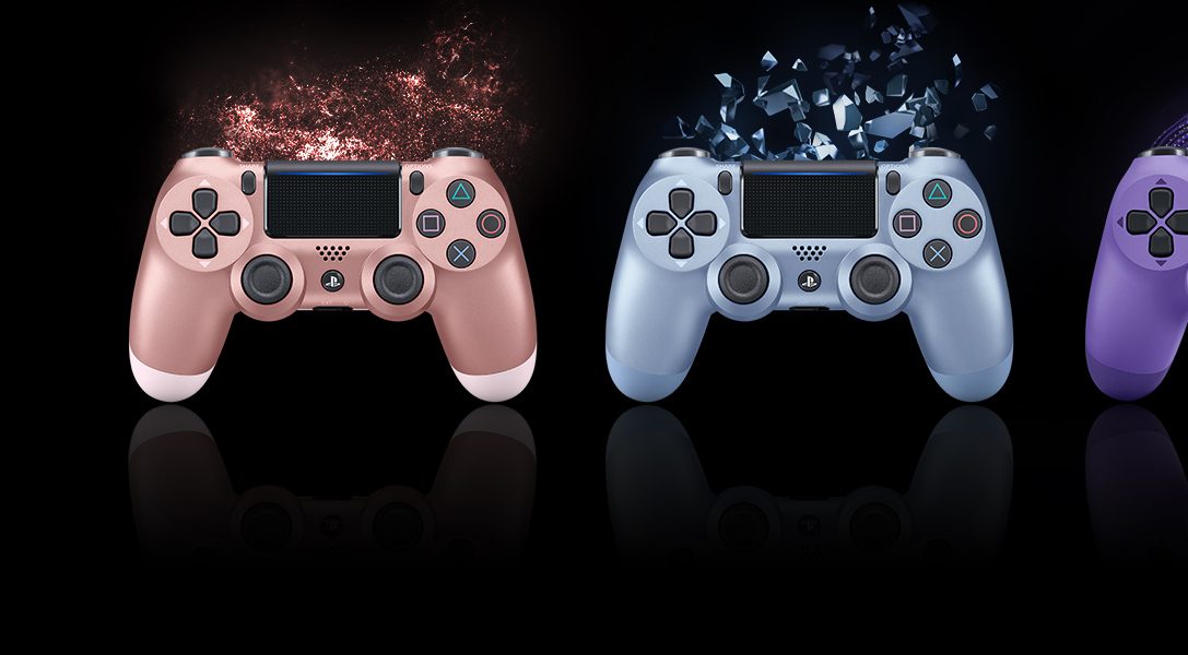 Echa un vistazo a los nuevos cuatro colores del mando DUALSHOCK 4: disponibles a partir de otoño