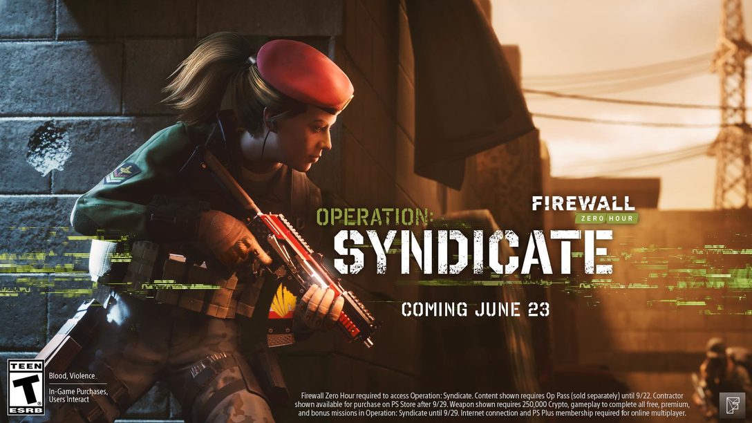 Hoy llega la nueva temporada de Firewall Zero Hour — Operation: Syndicate