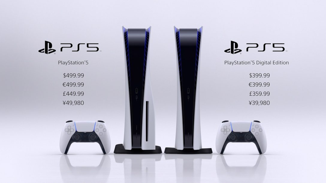 PlayStation 5 llega en noviembre por 399 € la Digital Edition y 499 € la versión con disco Ultra HD Blu-ray Disc