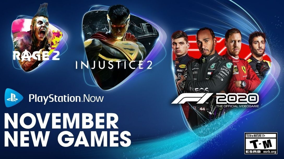 Injustice 2, Rage 2 y F1 2020 son los juegos para PS Now de noviembre