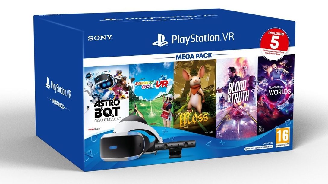 El Mega Pack de PS VR, que incluye 5 juegos increíbles, estará disponible el 27 de noviembre