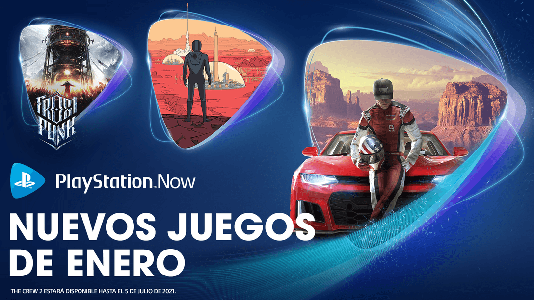 The Crew 2 encabeza los juegos de enero de PS Now