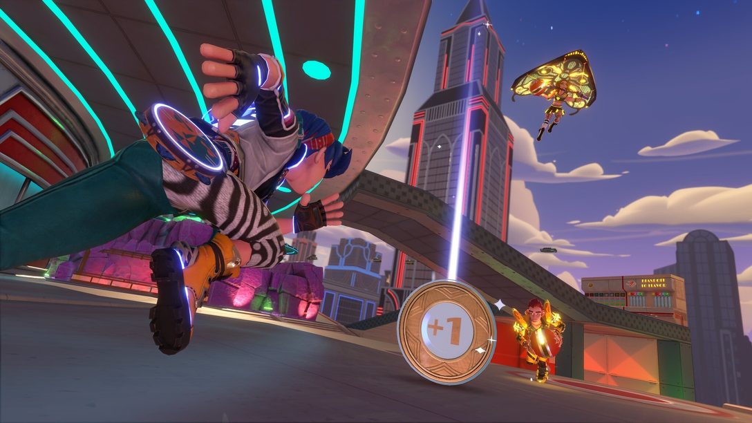 ¡Todos a bordo del tren levitante de Knockout City en Jukebox Junction!