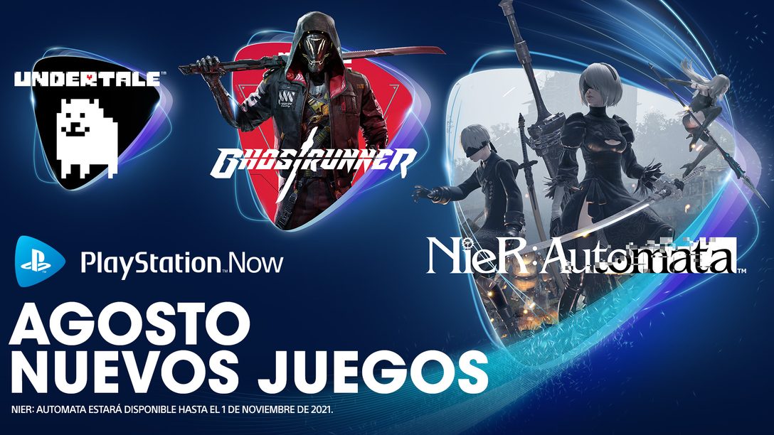 Juegos de PlayStation Now para agosto: NieR: Automata, Ghostrunner, Undertale