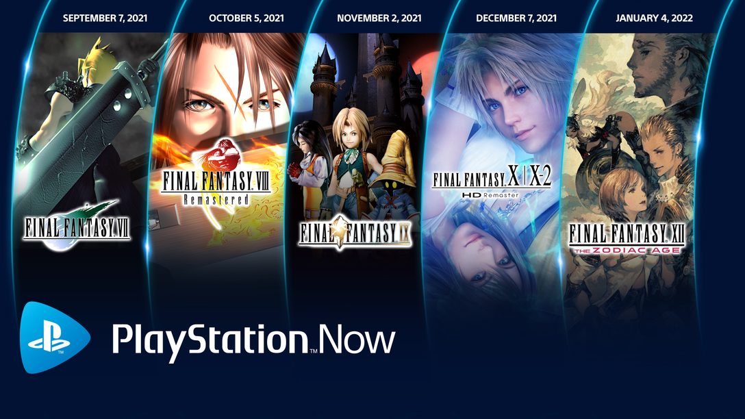 Cinco juegos de la saga Final Fantasy llegan a PlayStation Now a partir de este mes