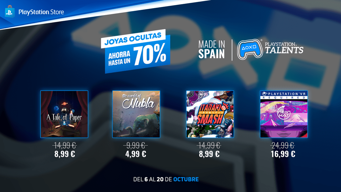 Joyas Ocultas llega a PS Store con varios representantes del desarrollo “Made in Spain” de PlayStation Talents