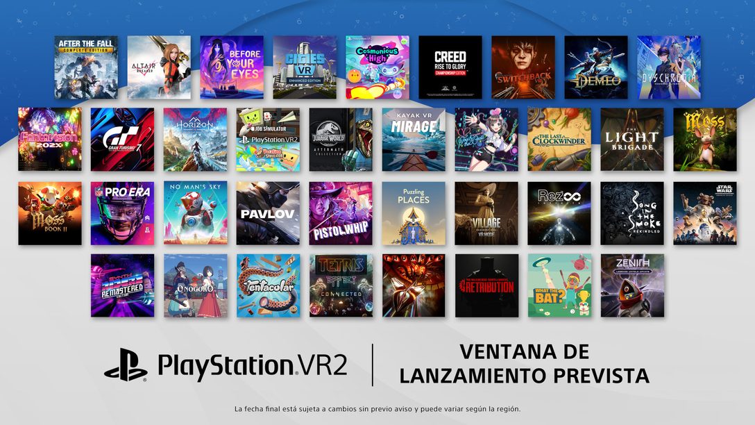 PlayStation VR2: 13 títulos que llegan próximamente