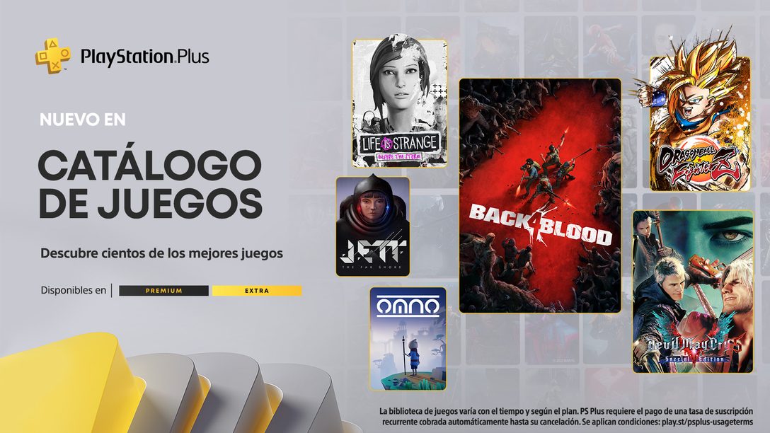 Novedades de enero del catálogo de juegos de PlayStation Plus | Back 4 Blood, Devil May Cry 5: Special Edition, Life is Strange y muchos más