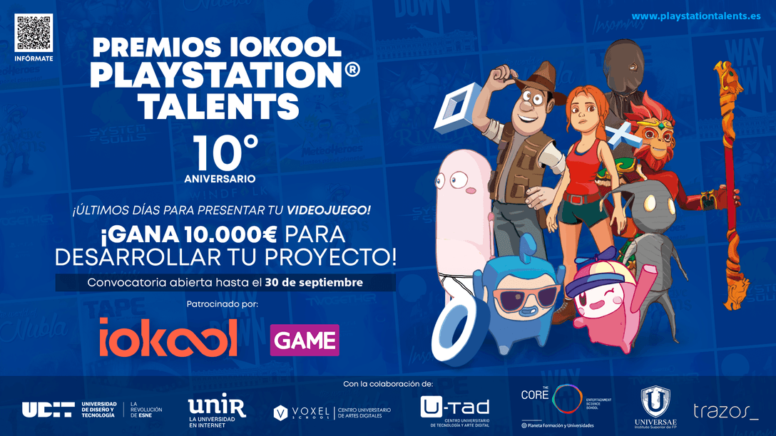 Última llamada para participar en los Premios iokool PlayStation Talents