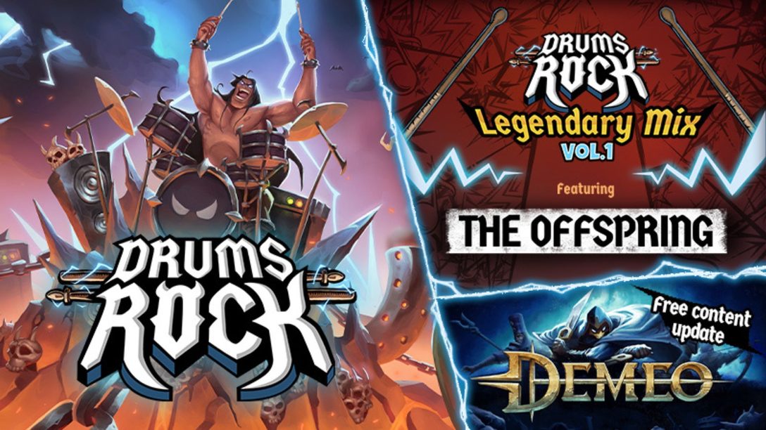 The Offspring llega a Drums Rock en el nuevo DLC Legendary Mix Vol I, ya disponible