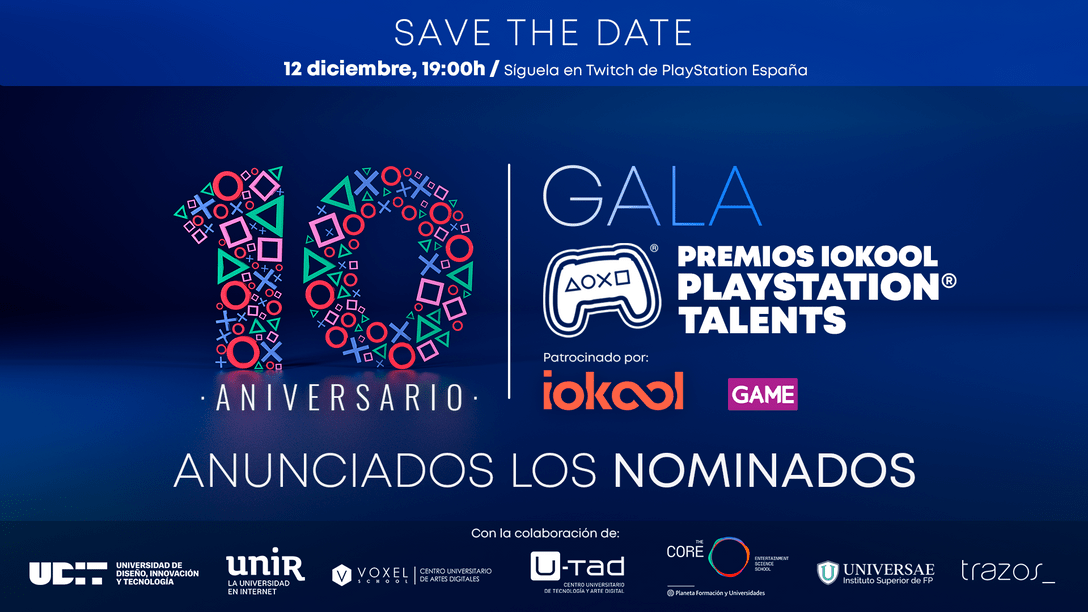 Conoce los nominados para la 10ª Edición de los Premios iokool PlayStation  Talents – PlayStation.Blog en español