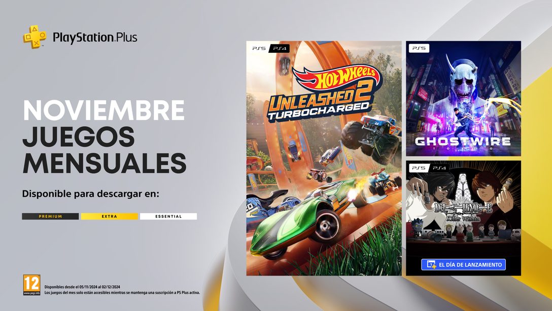 Juegos mensuales de PlayStation Plus de noviembre: Hot Wheels Unleashed 2 – Turbocharged, Ghostwire: Tokyo, Death Note Killer Within