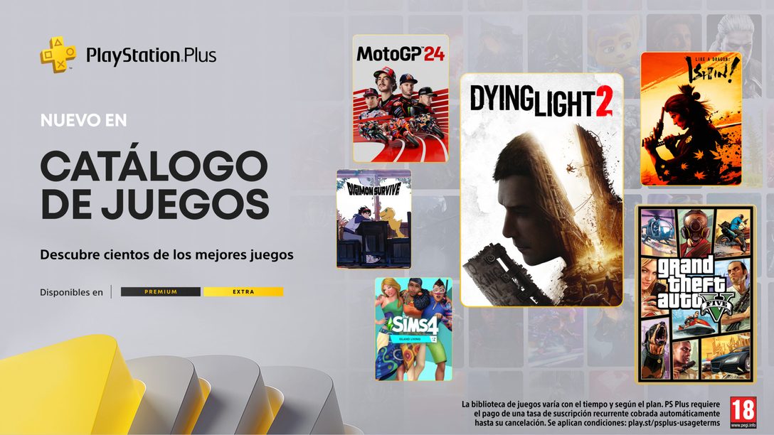 Catálogo de juegos de PlayStation Plus para noviembre: Grand Theft Auto V, Dying Light 2: Stay Human y Like a Dragon: Ishin!, entre otros