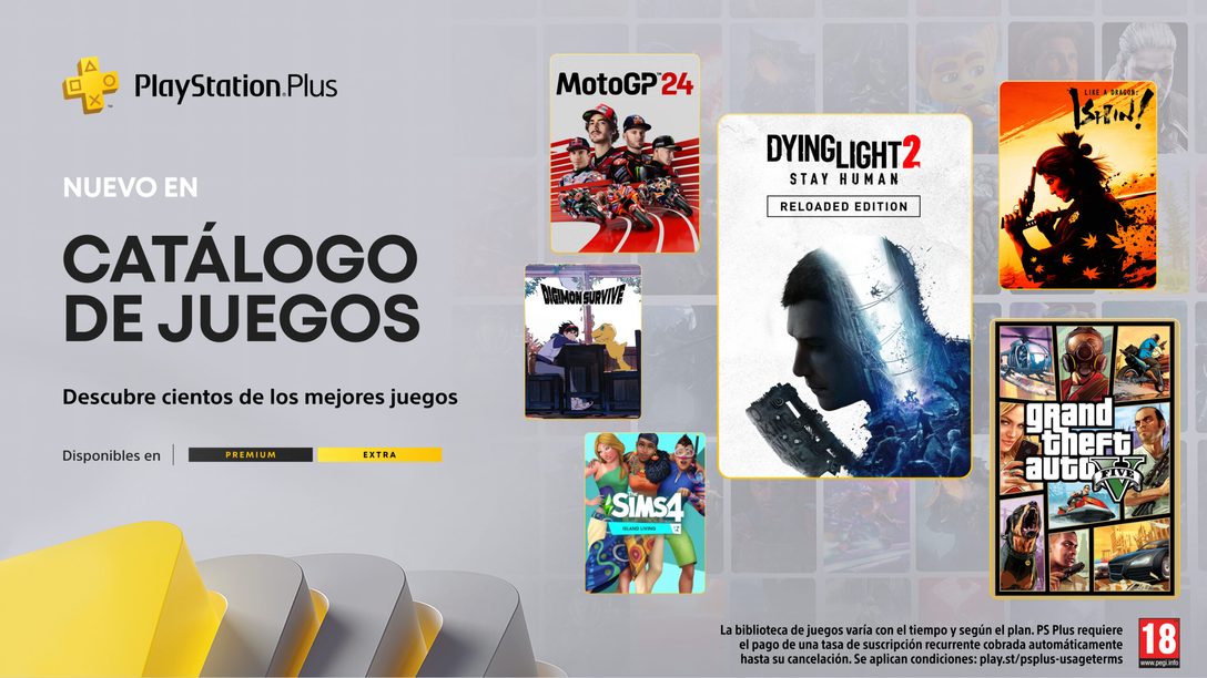 Catálogo de juegos de PlayStation Plus para noviembre: Grand Theft Auto V, Dying Light 2: Stay Human y Like a Dragon: Ishin!, entre otros