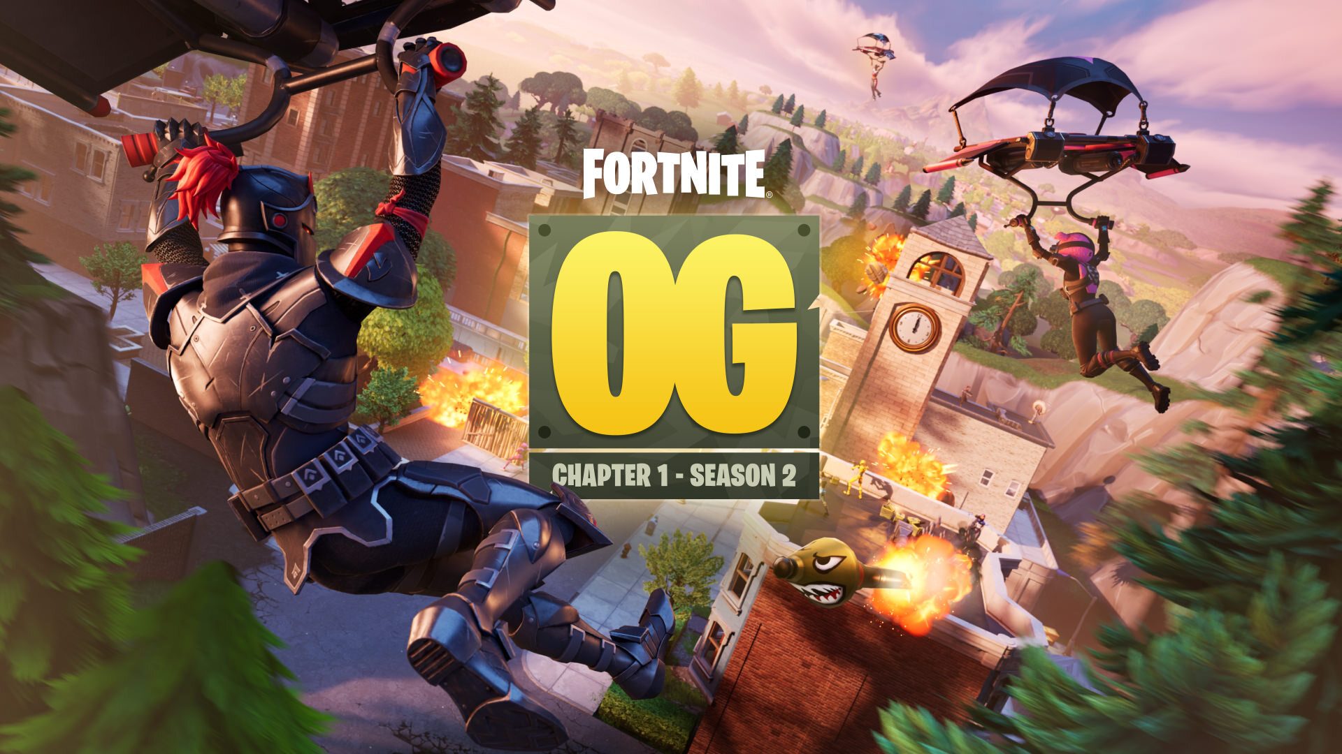 Ya está aquí el Capítulo 1 – Temporada 2 de Fortnite: Orígenes | ¡lanzaos en picado al pasado!