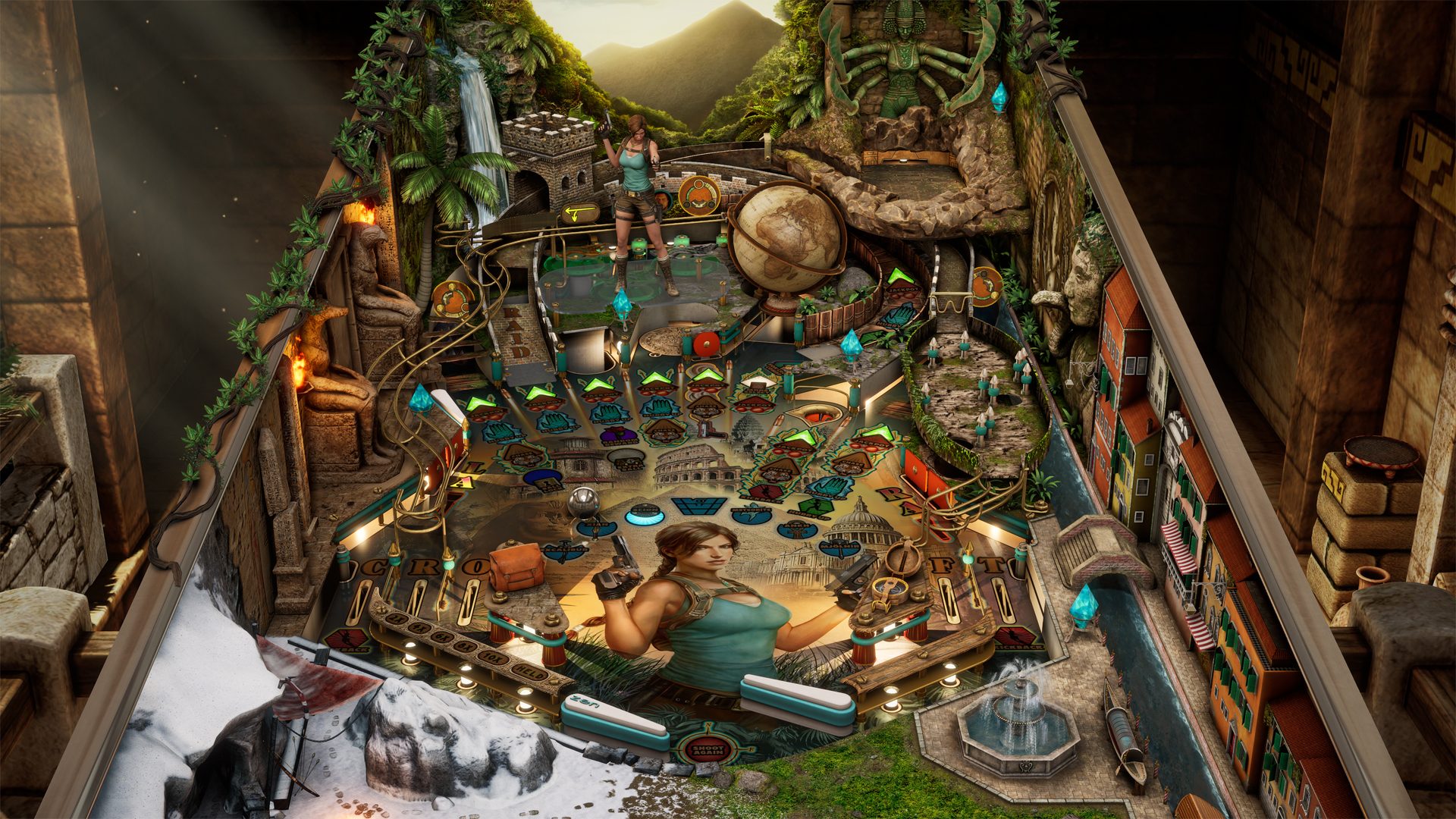 Tomb Raider x Pinball FX: Explorad los juegos de arcade el 19 de junio