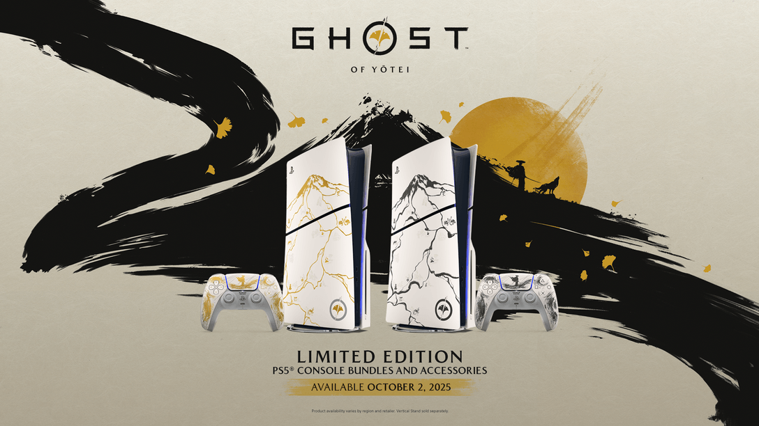 Primer vistazo: Diseños de consola PS5 edición limitada Ghost of Yōtei 