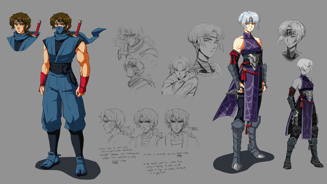 Un vistazo entre bambalinas a la dirección artística de Ninja Gaiden: Ragebound