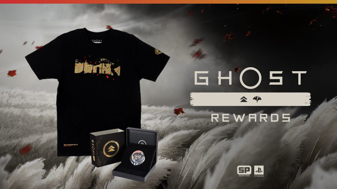 Los jugadores de Ghost of Tsushima ya pueden desbloquear productos especiales de los Ghost Rewards para su compra.