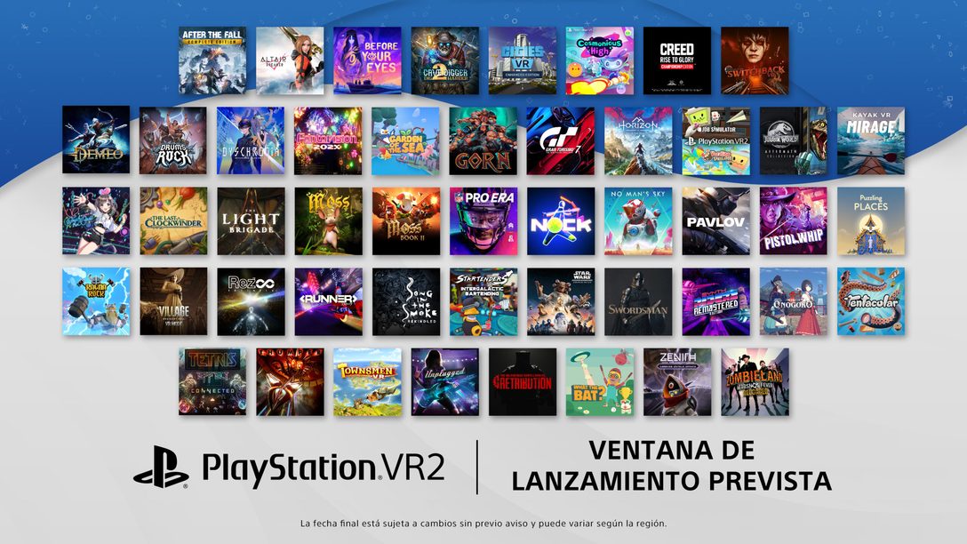 Revelamos diez nuevos títulos de PS VR2, que cuenta ya con más de 40 juegos