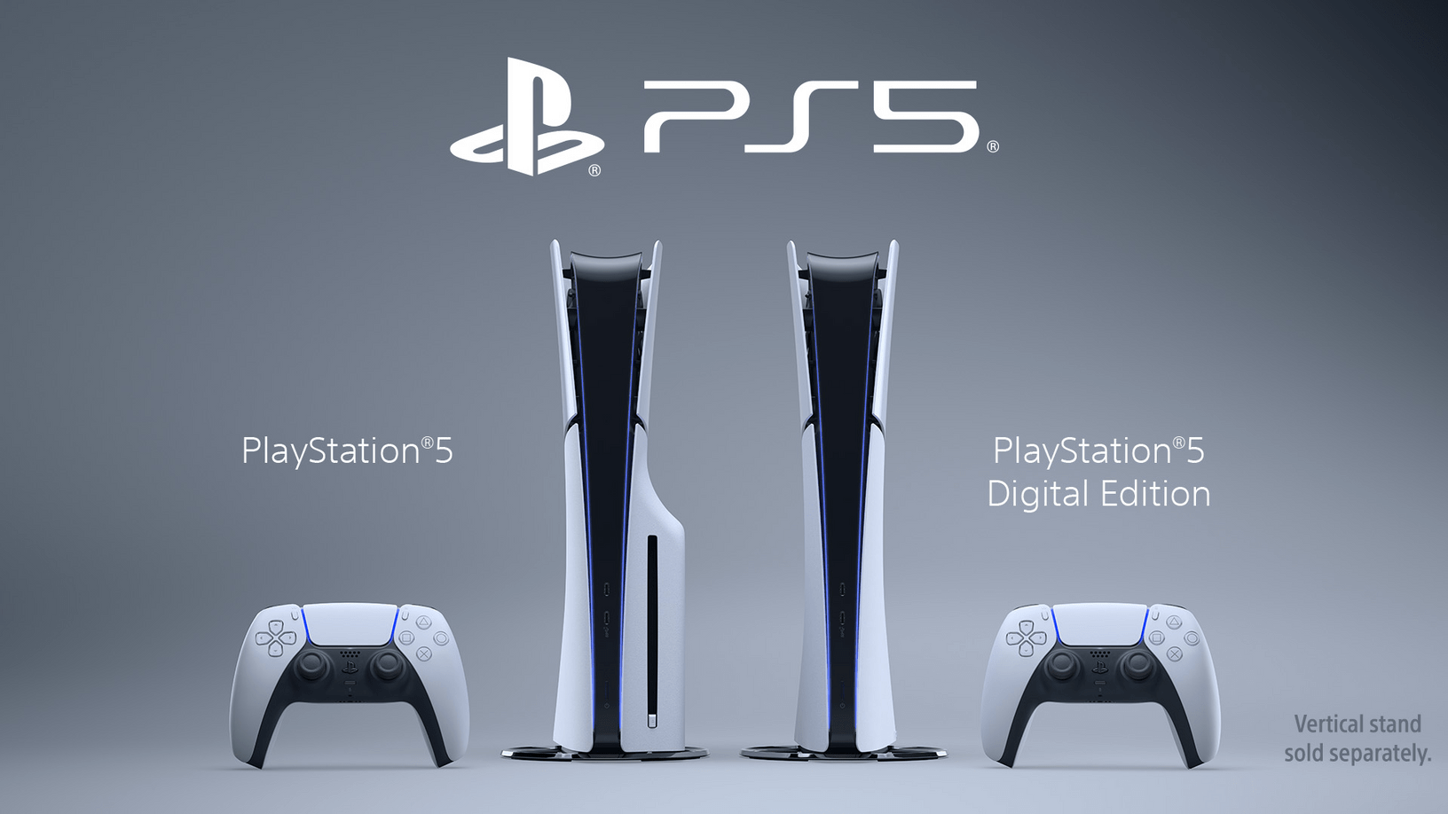 Base PS5, Soporte Vertical Original 2 en 1 Profesional con diseño