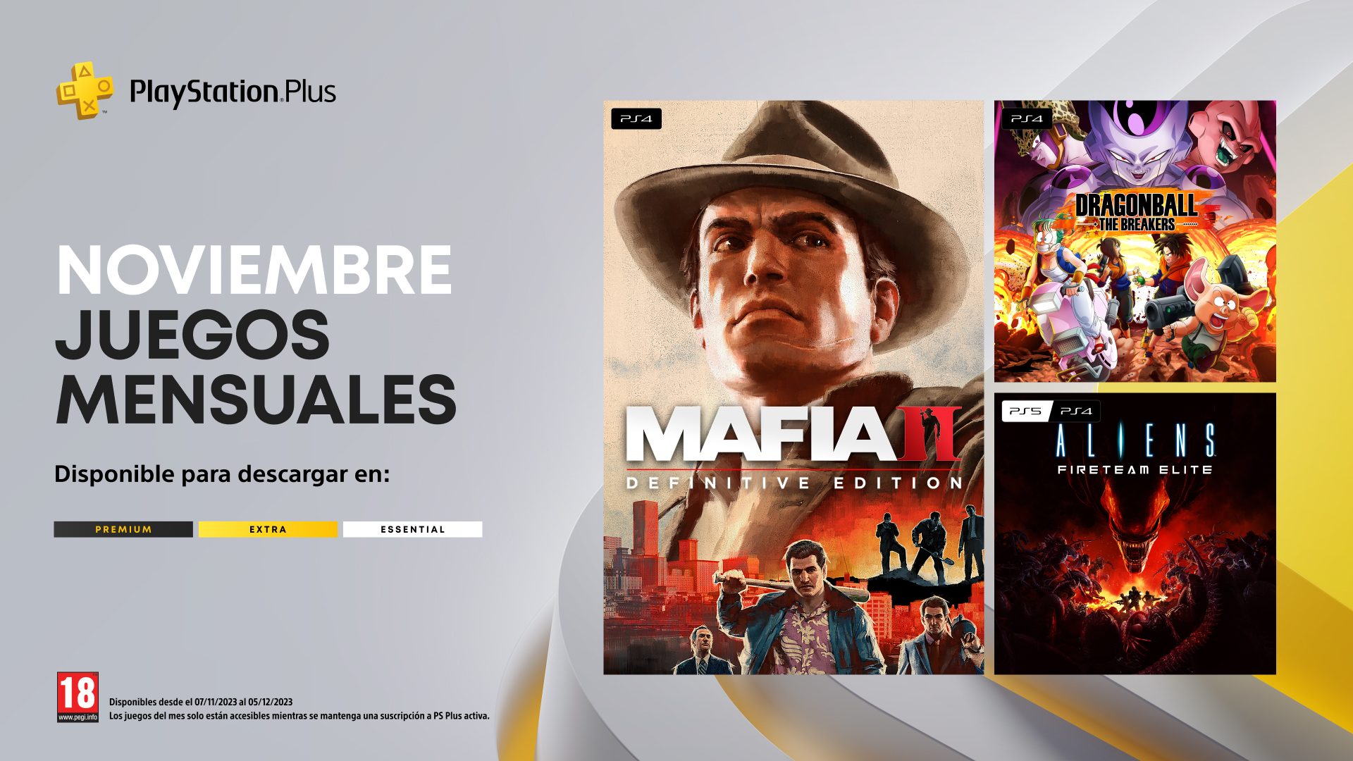 Juegos mensuales de PlayStation Plus de noviembre Mafia II Edición