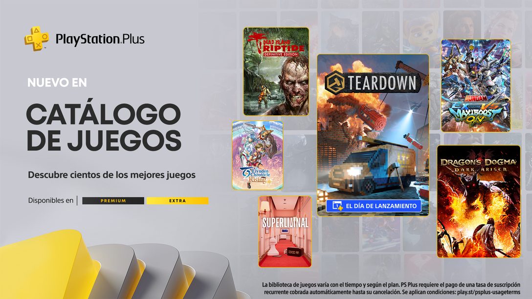 Catálogo de juegos de PlayStation Plus para noviembre | Teardown, Dragon’s Dogma: Dark Arisen, Superliminal y muchos más