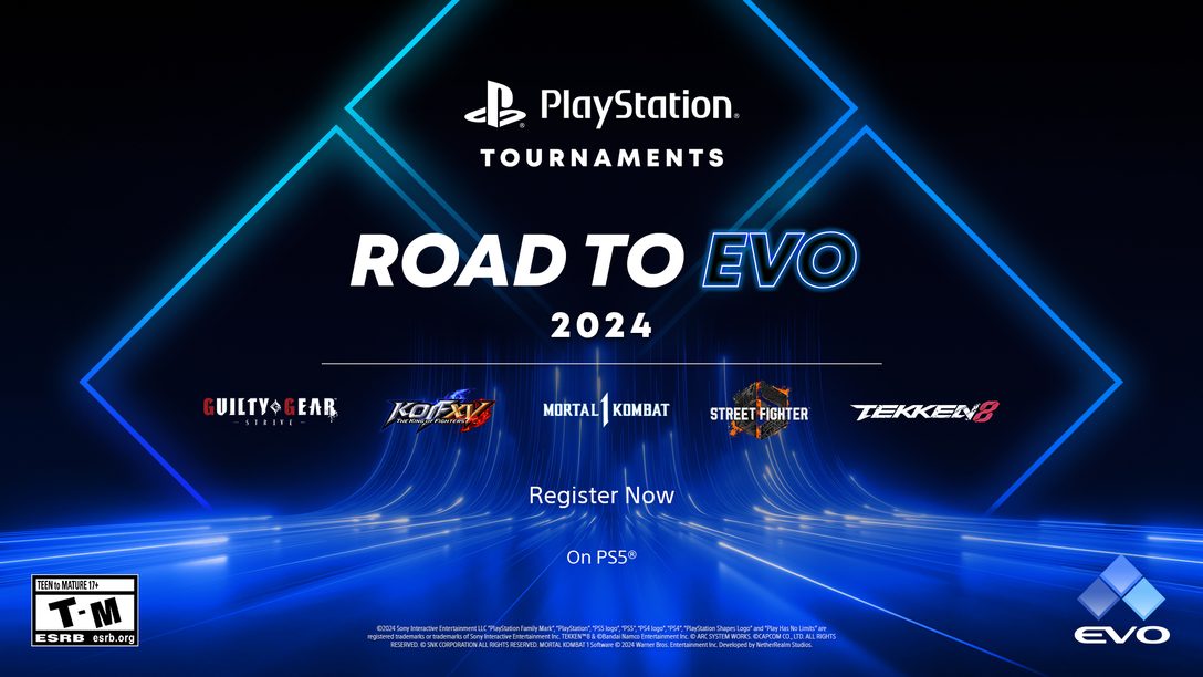  Únete a PlayStation Tournaments:  Road to Evo y ve Evo Japan