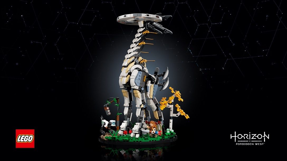 LEGO Group da vida (con bloques) al mítico Cuellilargo de Horizon Forbidden West