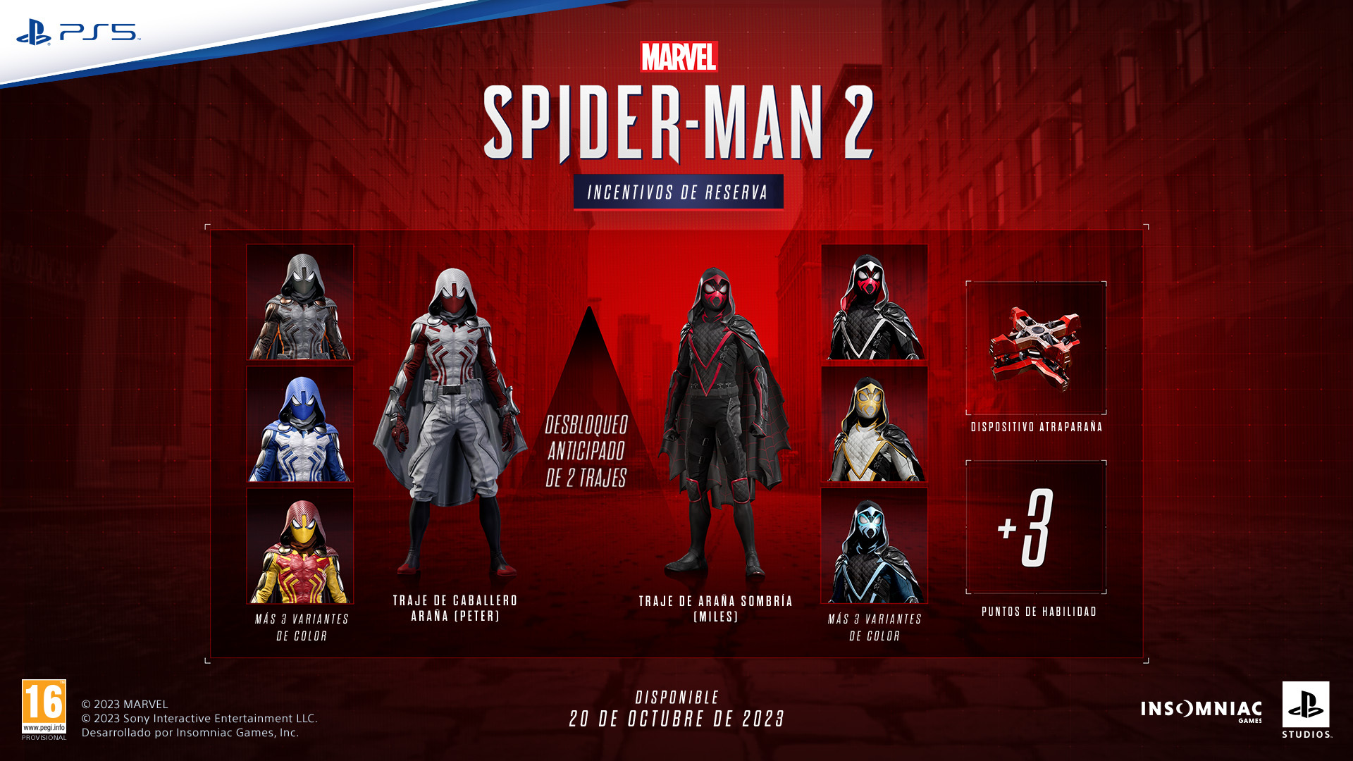 Marvel’s Spider-Man 2 llega solo para PS5 el 20 de octubre: detalles de las ediciones Coleccionista y Digital Deluxe