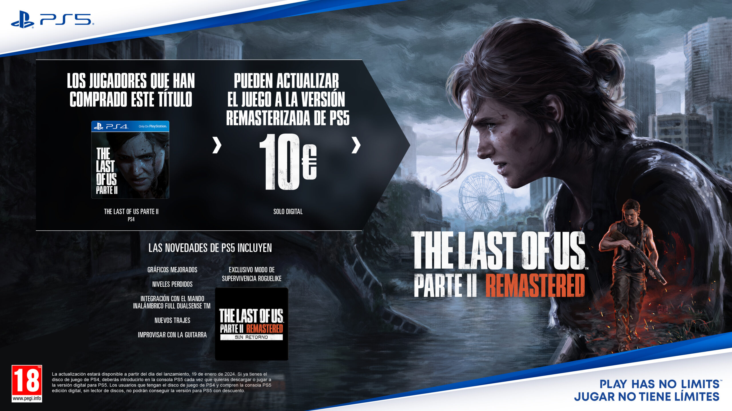 The Last of Us Parte II Remastered ya está disponible